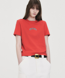 NOHANT | COLLEGE CROPPED T-SHIRT RED(Tシャツ/カットソー)