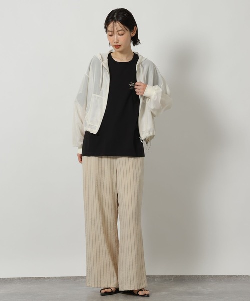 LAKOLE(ラコレ)の「刺繍ロゴTEE / 671505(Tシャツ/カットソー・レディース・チャコール/アイボリー/ブラック・FREE)」の7枚目の写真