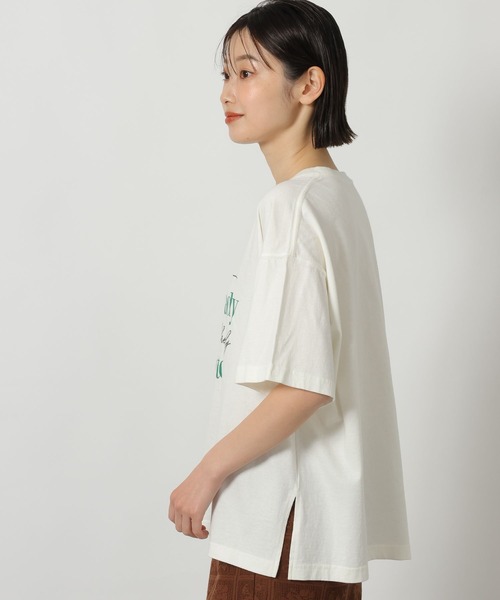 LAKOLE(ラコレ)の「刺繍ロゴTEE / 671505(Tシャツ/カットソー・レディース・チャコール/アイボリー/ブラック・FREE)」の17枚目の写真