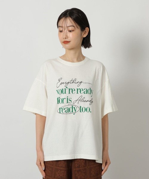 LAKOLE(ラコレ)の「刺繍ロゴTEE / 671505(Tシャツ/カットソー・レディース・チャコール/アイボリー/ブラック・FREE)」の19枚目の写真