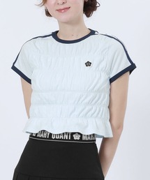 MARY QUANT（マリークワント）の「バイカラーシャーリング Tシャツ（Tシャツ/カットソー）」