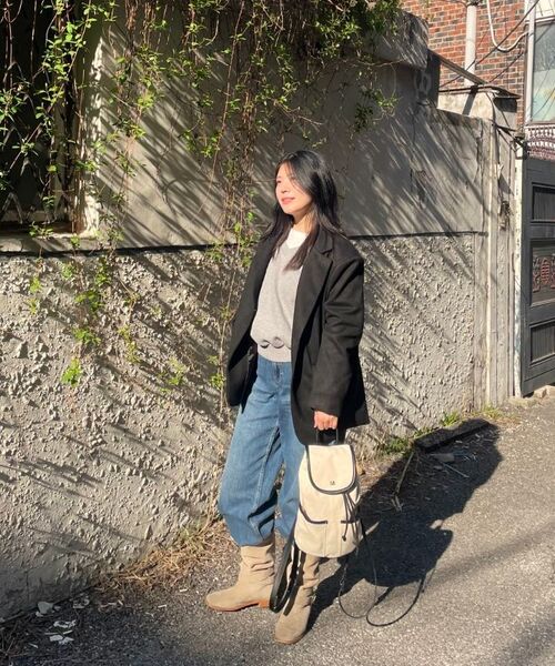 LENEE B(レニービー)の「スリングバックパックキャンバスブラック(バックパック/リュック・レディース・その他・FREE)」の13枚目の写真