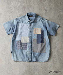 JOURNAL STANDARD J.S HOMESTEAD（ジャーナルスタンダードホームステッド）の「J.S.Homestead / ワーカーズ パッチワーク シャンブレー（シャツ/ブラウス）」