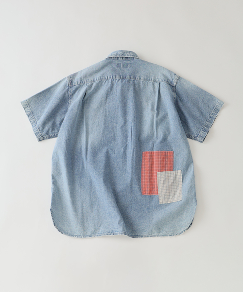 JOURNAL STANDARD J.S HOMESTEAD（ジャーナルスタンダードホームステッド）の「J.S.Homestead / ワーカーズ パッチワーク シャンブレー（シャツ/ブラウス・メンズ・ブルー系その他/グレー・LARGE/MEDIUM）」の13枚目の写真