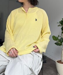 U.S. POLO ASSN. | 麻混ヘンリーニット(ニット/セーター)