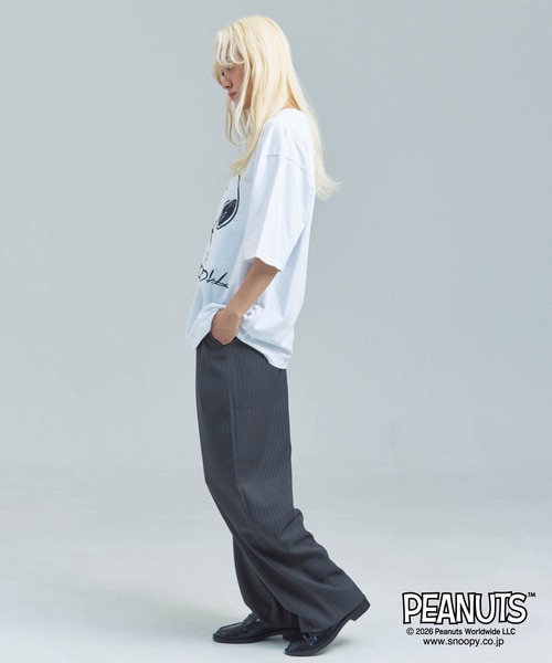 PEANUTS(ピーナッツ)の「JOHNBULL- PEANUTS SNOOPY T(Tシャツ/カットソー・メンズ・ブラック/ホワイト・M/L)」の15枚目の写真