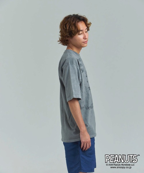 PEANUTS(ピーナッツ)の「JOHNBULL- PEANUTS SNOOPY T(Tシャツ/カットソー・メンズ・ブラック/ホワイト・M/L)」の19枚目の写真