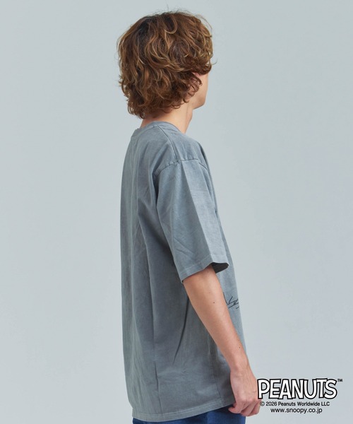 PEANUTS(ピーナッツ)の「JOHNBULL- PEANUTS SNOOPY T(Tシャツ/カットソー・メンズ・ブラック/ホワイト・M/L)」の20枚目の写真