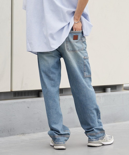 GUESS JEANS(ゲスジーンズ)の「GUESS JEANS/ゲスジーンズ GJ CLASSIC TINTED MEDIUM WASH デニムパンツ ジーンズ ジーパン 秋 秋服 2026年秋冬(デニムパンツ・メンズ・ブルー・32/30/34)」の11枚目の写真