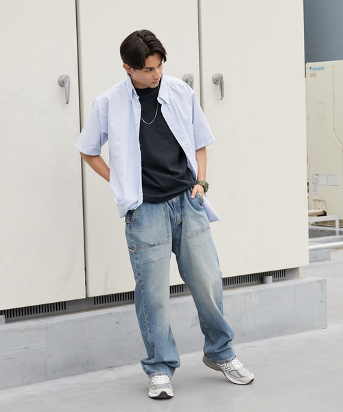 GUESS JEANS(ゲスジーンズ)の「GUESS JEANS/ゲスジーンズ GJ CLASSIC TINTED MEDIUM WASH デニムパンツ ジーンズ ジーパン 秋 秋服 2026年秋冬(デニムパンツ・メンズ・ブルー・32/30/34)」の12枚目の写真