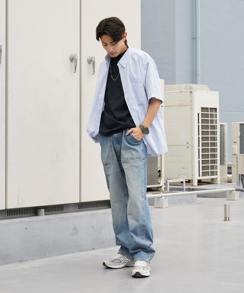 GUESS JEANS(ゲスジーンズ)の「GUESS JEANS/ゲスジーンズ GJ CLASSIC TINTED MEDIUM WASH デニムパンツ ジーンズ ジーパン 秋 秋服 2026年秋冬(デニムパンツ・メンズ・ブルー・32/30/34)」の13枚目の写真