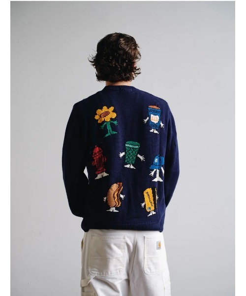 ONLY NY（オンリーニューヨーク）の「【Only NY】オンリーニューヨーク Community of New York Sweater（ニット/セーター・メンズ・ネイビー・MEDIUM）」の6枚目の写真