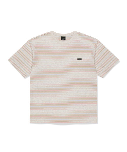 WKNDRS(ウィーキャンドース)の「STRIPED T-SHIRT (OATMEAL)(Tシャツ/カットソー・レディース・その他・SMALL/MEDIUM/LARGE/X-LARGE)」の1枚目の写真