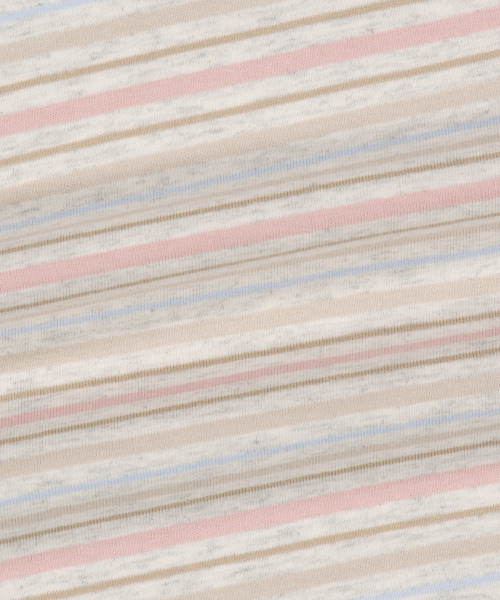 WKNDRS(ウィーキャンドース)の「STRIPED T-SHIRT (OATMEAL)(Tシャツ/カットソー・レディース・その他・SMALL/MEDIUM/LARGE/X-LARGE)」の4枚目の写真