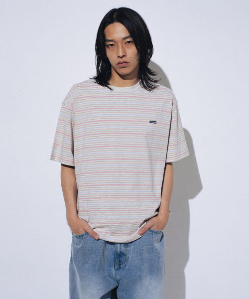 WKNDRS(ウィーキャンドース)の「STRIPED T-SHIRT (OATMEAL)(Tシャツ/カットソー・レディース・その他・SMALL/MEDIUM/LARGE/X-LARGE)」の5枚目の写真