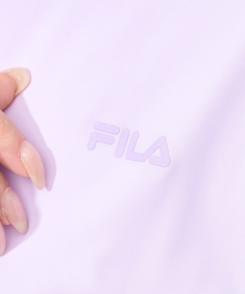 FILA(フィラ)の「【FILA】FILA フィラ 接触冷感 UV パーカー ジャケット 325-672 フード付き 薄手 レディースジャケット SWI(パーカー・レディース・ラベンダー/ブラック・S/M/L/LL)」の17枚目の写真