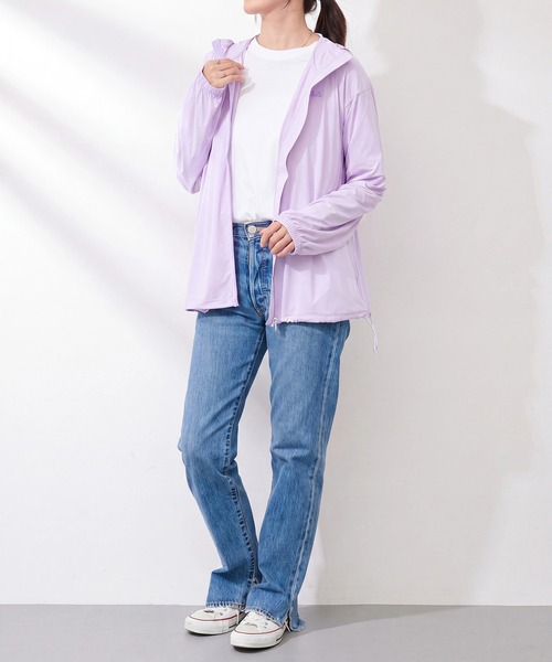 FILA(フィラ)の「【FILA】FILA フィラ 接触冷感 UV パーカー ジャケット 325-672 フード付き 薄手 レディースジャケット SWI(パーカー・レディース・ラベンダー/ブラック・S/M/L/LL)」の15枚目の写真
