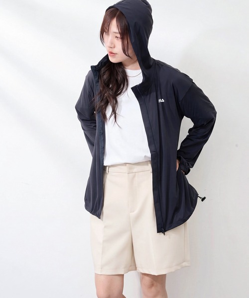 FILA охлаждающая UV‑парка с капюшоном 325-672, лёгкая, с подкладкой SWI