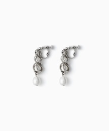 Orbit pearl earrings
