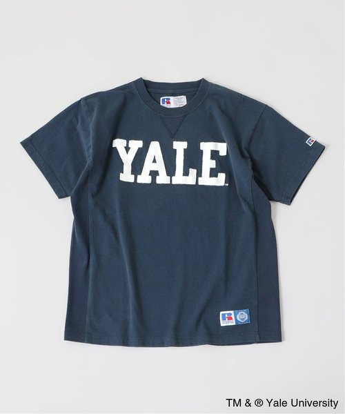 Russell Athletic(ラッセルアスレティック)の「Russell Athletic 別注 カレッジTee(Tシャツ/カットソー・メンズ・ホワイト/ワインレッド/ネイビー・LARGE/MEDIUM)」の2枚目の写真