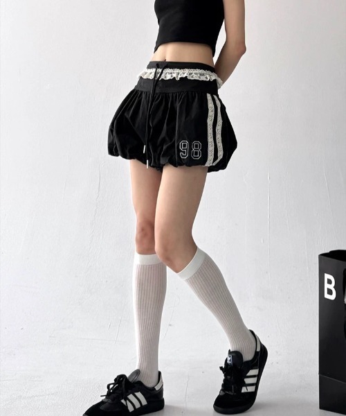 almo（アルモ）の「【LAMPOON】バルーンレースショートパンツ（その他パンツ・レディース・ブラック/ネイビー・LARGE/MEDIUM/SMALL）」の12枚目の写真