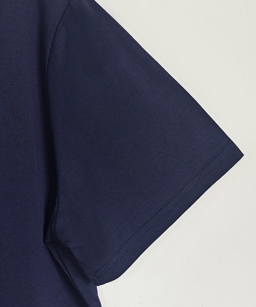 ONEP STAR(ワンピスター)の「配色ネック前ボタントップス(Tシャツ/カットソー・レディース・ネイビー・MEDIUM/LARGE/X-LARGE)」の12枚目の写真