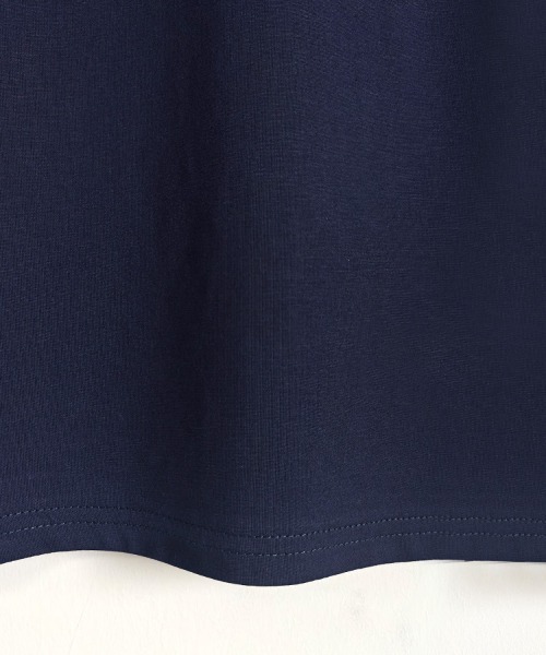 ONEP STAR(ワンピスター)の「配色ネック前ボタントップス(Tシャツ/カットソー・レディース・ネイビー・MEDIUM/LARGE/X-LARGE)」の13枚目の写真