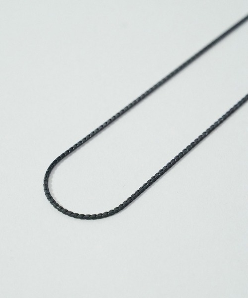 EGO TRIPPING(エゴトリッピング)の「an2099-DRAGONSCALES NECKLACE ネックレス(696651)(ネックレス・メンズ・シルバー/ブラック・L/M/S)」の5枚目の写真
