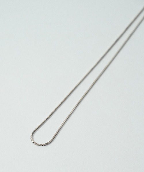 EGO TRIPPING(エゴトリッピング)の「an2099-DRAGONSCALES NECKLACE ネックレス(696651)(ネックレス・メンズ・シルバー/ブラック・L/M/S)」の8枚目の写真