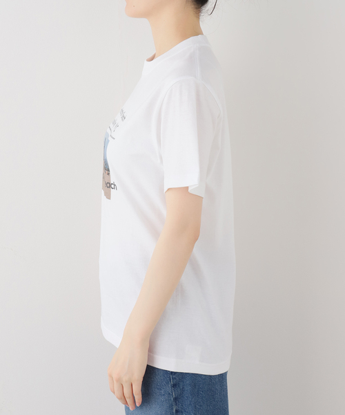 B.C STOCK（ベーセーストック）の「ANGE IN DISGUISE / アンジ イン ディスガイズ Manhattan Beach Brooklyn NYC（Tシャツ/カットソー・レディース・ホワイト・FREE）」の3枚目の写真