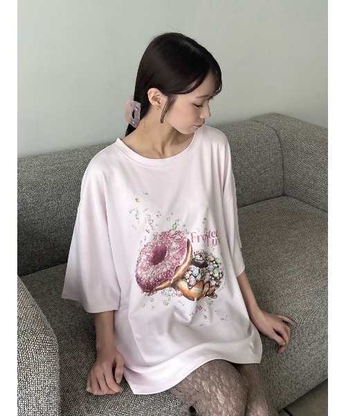 セール】ビジュードーナッツTシャツ（ルームウェア/パジャマ