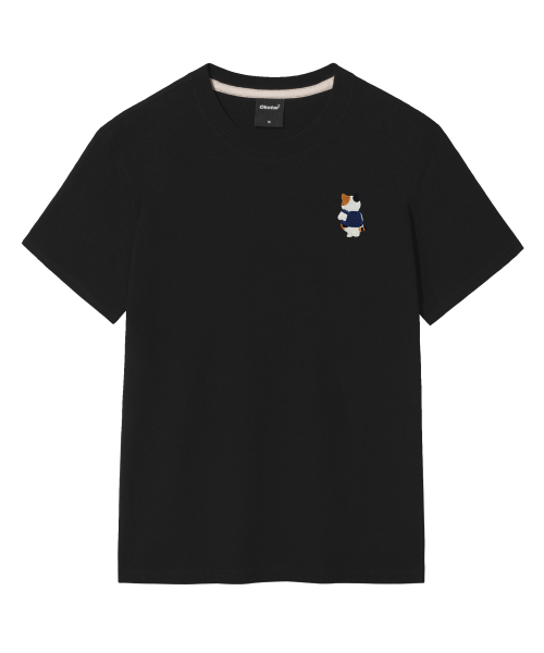 OKSTAR(オクスター)の「バッグ三色ニット刺繍半袖(Tシャツ/カットソー・レディース・ブラック/カーキ/ライトベージュ/ライトグレー/ダークグリーン/ダークブルー/ダークグレー/ホワイト/クリーム/ネイビー/グレー・SMALL/MEDIUM/LARGE/X-LARGE/2XL/3XL/4XL)」の14枚目の写真