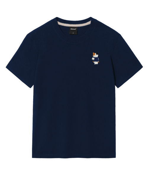 OKSTAR(オクスター)の「バッグ三色ニット刺繍半袖(Tシャツ/カットソー・レディース・ブラック/カーキ/ライトベージュ/ライトグレー/ダークグリーン/ダークブルー/ダークグレー/ホワイト/クリーム/ネイビー/グレー・SMALL/MEDIUM/LARGE/X-LARGE/2XL/3XL/4XL)」の15枚目の写真