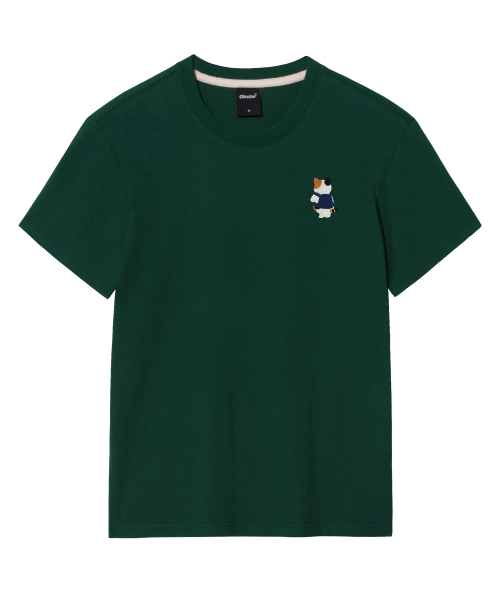 OKSTAR(オクスター)の「バッグ三色ニット刺繍半袖(Tシャツ/カットソー・レディース・ブラック/カーキ/ライトベージュ/ライトグレー/ダークグリーン/ダークブルー/ダークグレー/ホワイト/クリーム/ネイビー/グレー・SMALL/MEDIUM/LARGE/X-LARGE/2XL/3XL/4XL)」の16枚目の写真