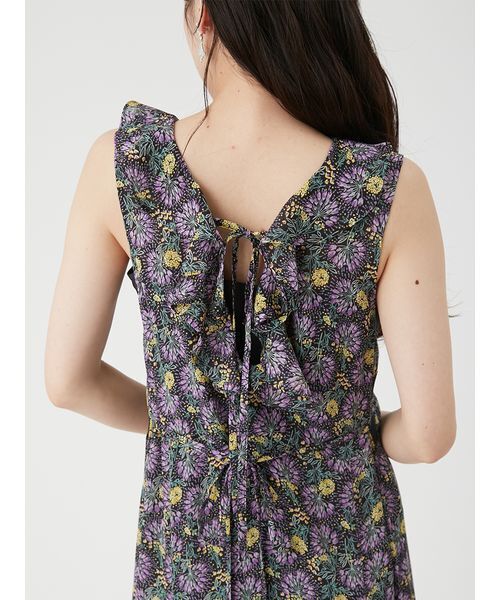 LILY BROWN(リリーブラウン)の「【LILY BROWN×ANNA SUI】フラワープリントワンピース(ワンピース・レディース・ネイビー/アイボリー/ブラック・0/1)」の12枚目の写真