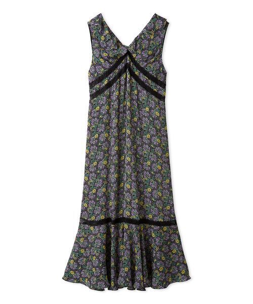 LILY BROWN(リリーブラウン)の「【LILY BROWN×ANNA SUI】フラワープリントワンピース(ワンピース・レディース・ネイビー/アイボリー/ブラック・0/1)」の15枚目の写真