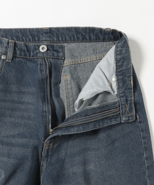 BEAMS HEART(ビームスハート)の「ワイド ストレート デニム パンツ(デニムパンツ・レディース・ネイビー/ブルー・SMALL/MEDIUM)」の8枚目の写真