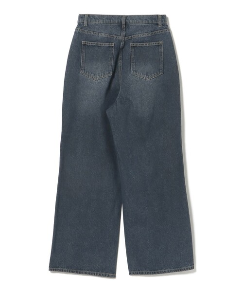BEAMS HEART(ビームスハート)の「ワイド ストレート デニム パンツ(デニムパンツ・レディース・ネイビー/ブルー・SMALL/MEDIUM)」の9枚目の写真