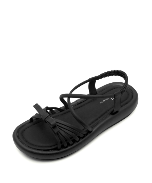 SPUR(シュプール)の「ゴアボウストラップソフトサンダルストラップサンダル3cm -WS9044 (2カラー)(サンダル・レディース・アイボリー/ブラック・23cm/23.5cm/24cm/24.5cm/25cm)」の6枚目の写真