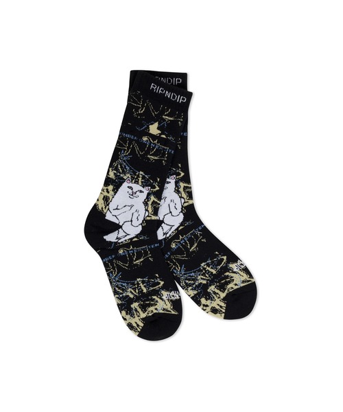 RIPNDIP(リップンディップ)の「LORD NERMAL MADNESS SOCKS(ソックス/靴下・メンズ・マルチ・FREE)」の2枚目の写真