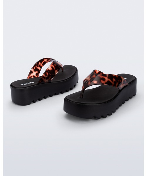 melissa(メリッサ)の「MELISSA THONG PLATFORM AD(サンダル・レディース・ブラウン/ブラック・38/37)」の9枚目の写真