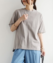 汗じみ軽減加工五分袖Tシャツ
