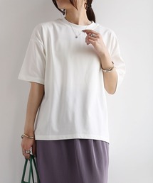 汗じみ軽減加工五分袖Tシャツ