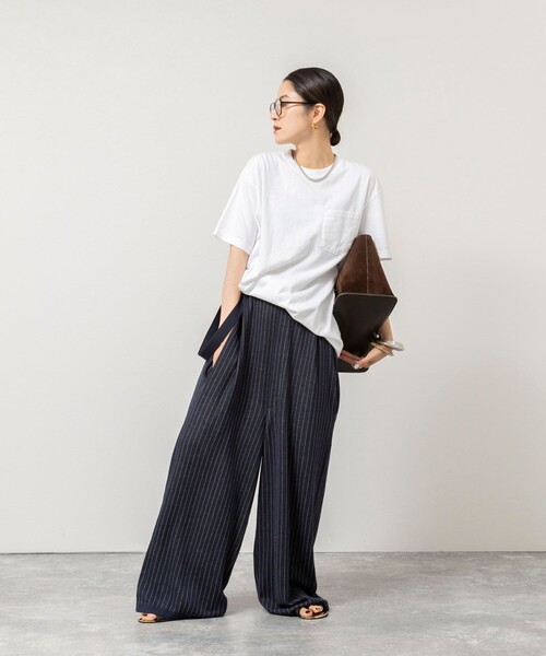 Rie Miller(リエミラー)の「《手洗い可能》Wジャガードニットサロペット(サロペット/オーバーオール・レディース・ブラック系その他/ブルー系その他6・38)」の3枚目の写真