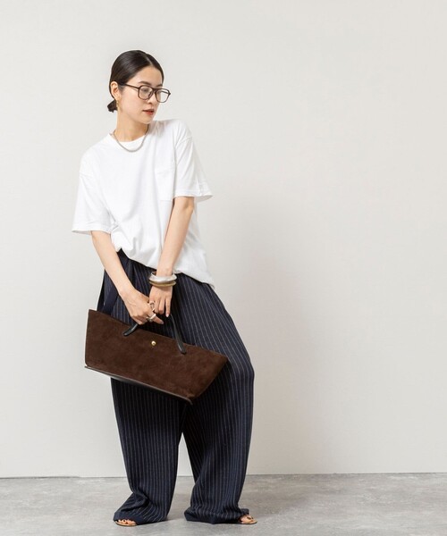 Rie Miller(リエミラー)の「《手洗い可能》Wジャガードニットサロペット(サロペット/オーバーオール・レディース・ブラック系その他/ブルー系その他6・38)」の4枚目の写真