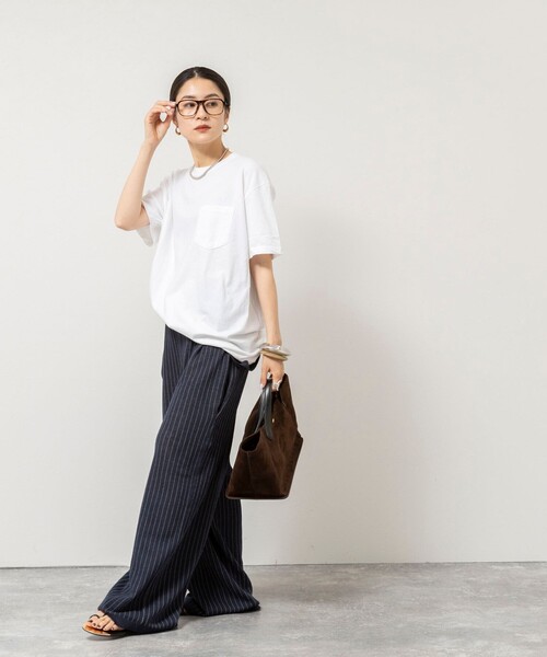Rie Miller(リエミラー)の「《手洗い可能》Wジャガードニットサロペット(サロペット/オーバーオール・レディース・ブラック系その他/ブルー系その他6・38)」の6枚目の写真