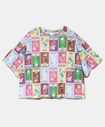 ScoLar/スカラー 総柄シアーTEE