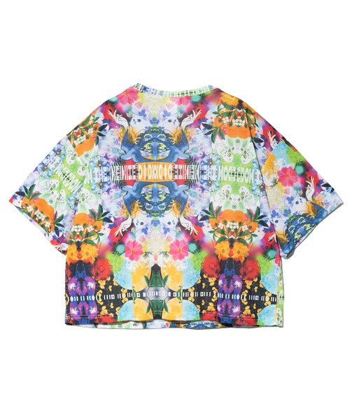 ScoLar（スカラー）の「ScoLar/スカラー　総柄シアーTEE（Tシャツ/カットソー・レディース・ブラック/グリーン・FREE）」の16枚目の写真