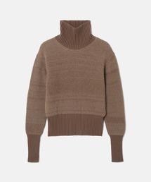 SEAGREEN(シーグリーン) WOOL WASHI KNIT HIGH NECK PULLOVER