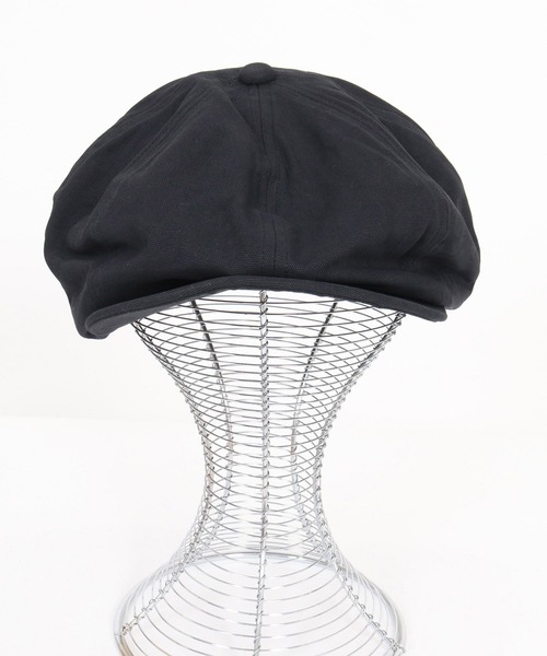 CAMBIO(カンビオ)の「mko13739-Classic Canvas Big Casquette キャスケット(OP-262-BO014)(キャスケット・メンズ・チャコール/キャメル/ブラック・FREE)」の14枚目の写真